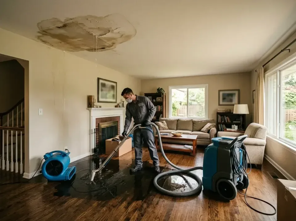 attic-pipe-burst-ceiling-drip-008 — frequently asked questions, Water Damage Restoration & Carpet Care in Clarendon Hills, IL